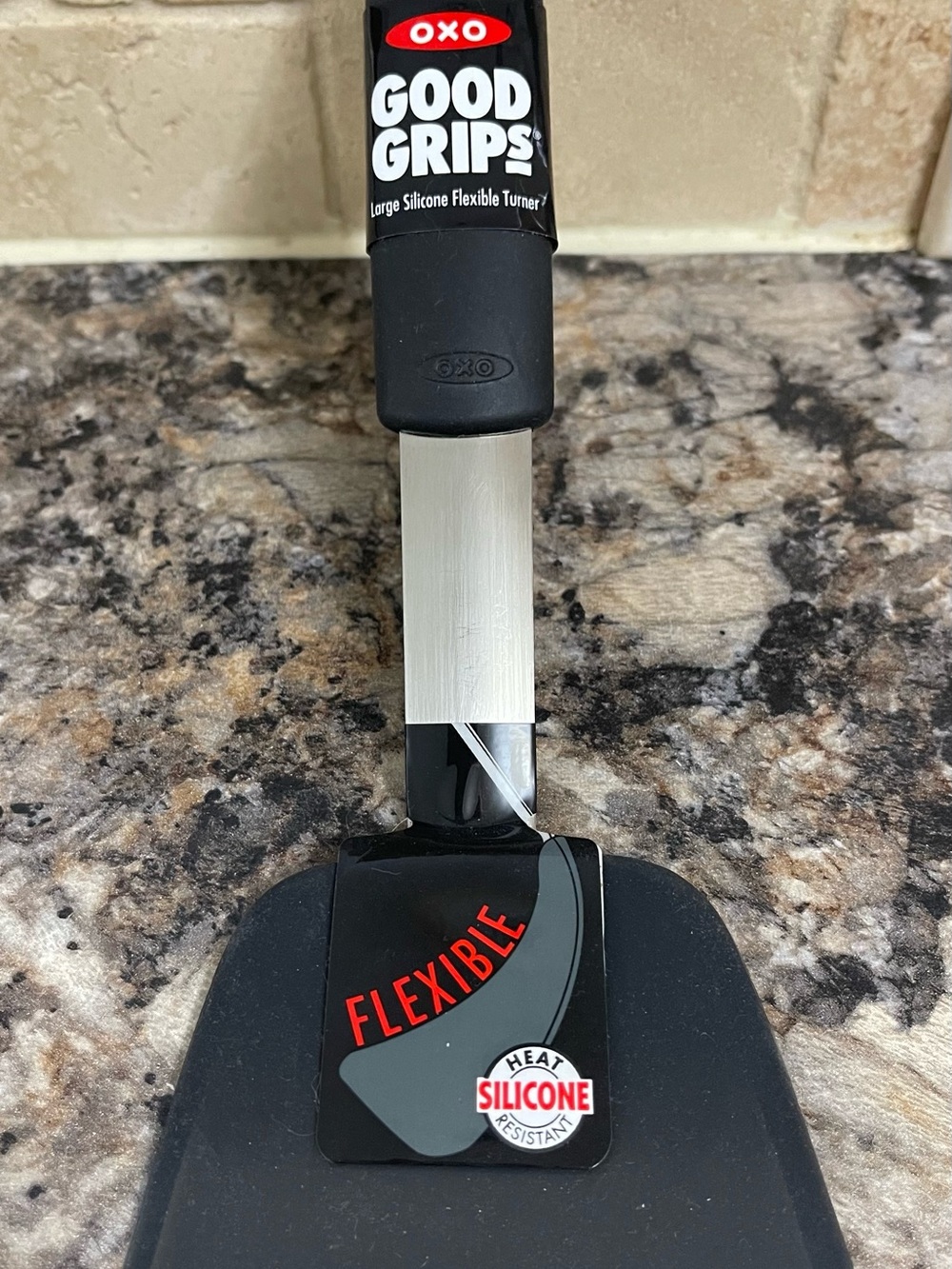 OXO Good Grips Black Silicone Flexible Turner